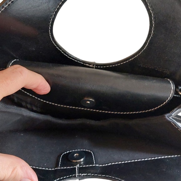 &Other Stories Structured Circle Crossbody Bag Leather - Picture 3 of 4